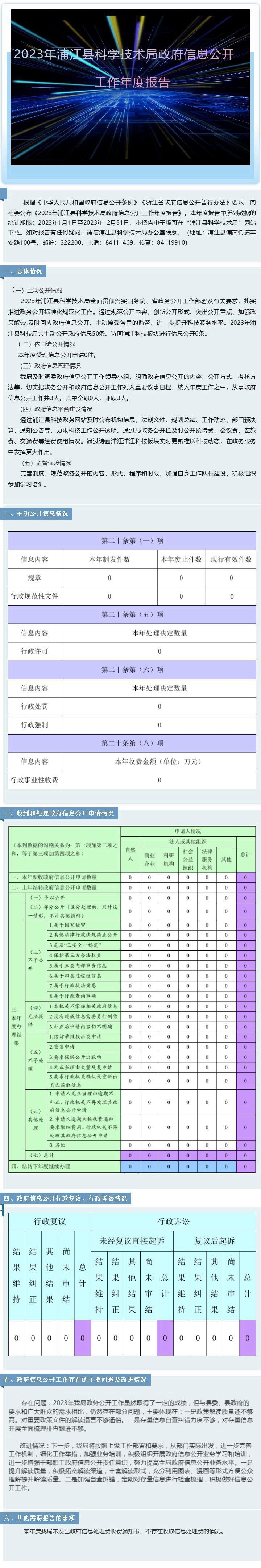 2023年浦江縣科學技術局政府信息公開工作年度報告圖解.jpeg